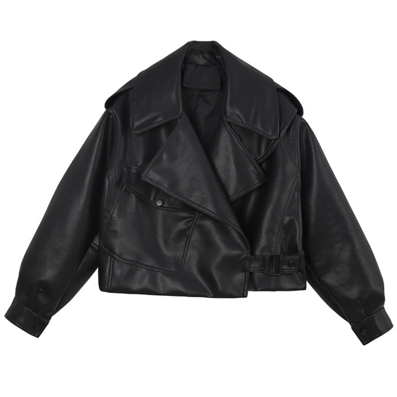 Women's Spring Street Hipster Korean Style Long Sleeve Lapel Jackets