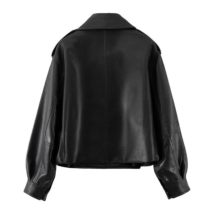 Women's Spring Street Hipster Korean Style Long Sleeve Lapel Jackets