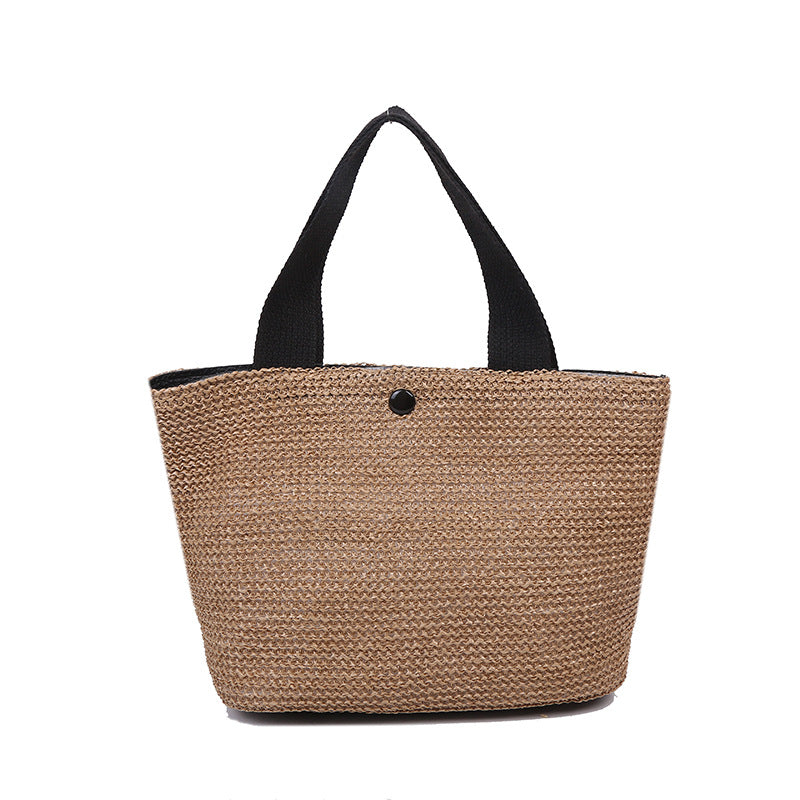 Women's Vacation Summer Tide Pastoral Style Woven Beach Shoulder Bags
