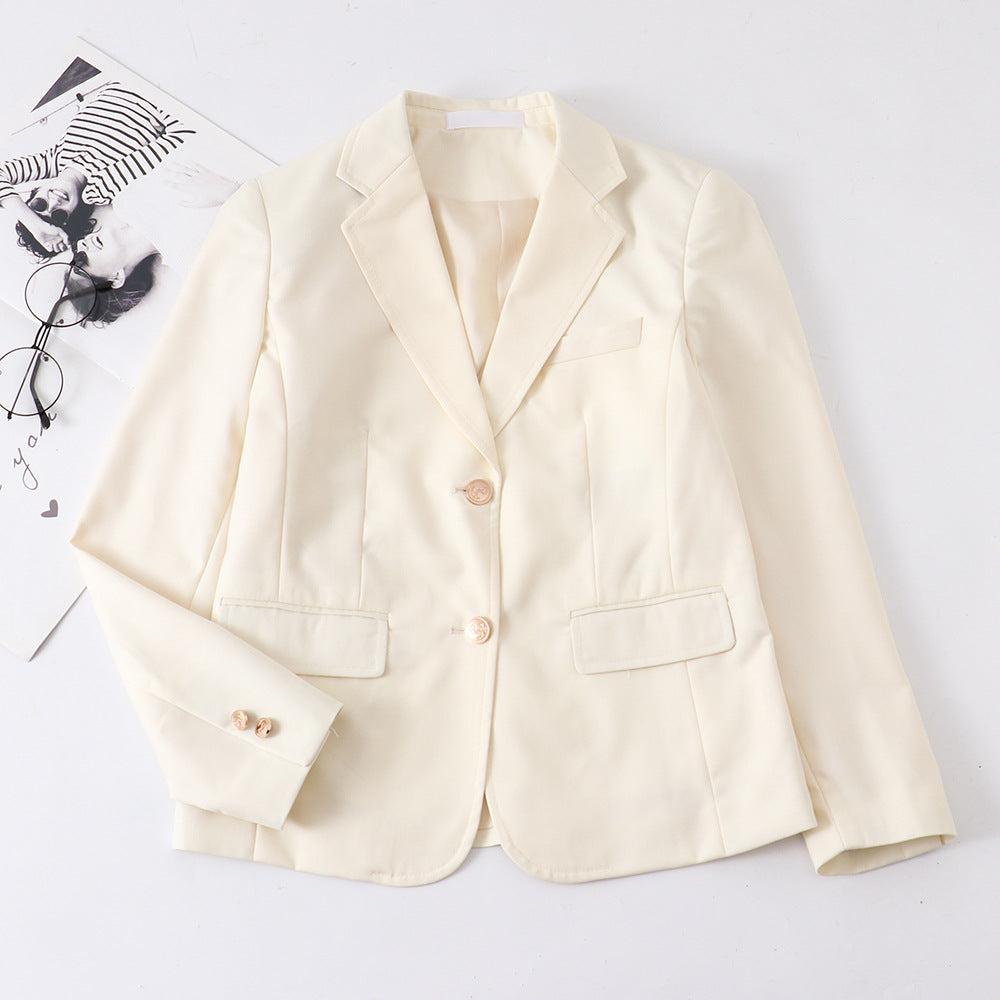 Women's University Style Interview Occupation College Work Small Suit