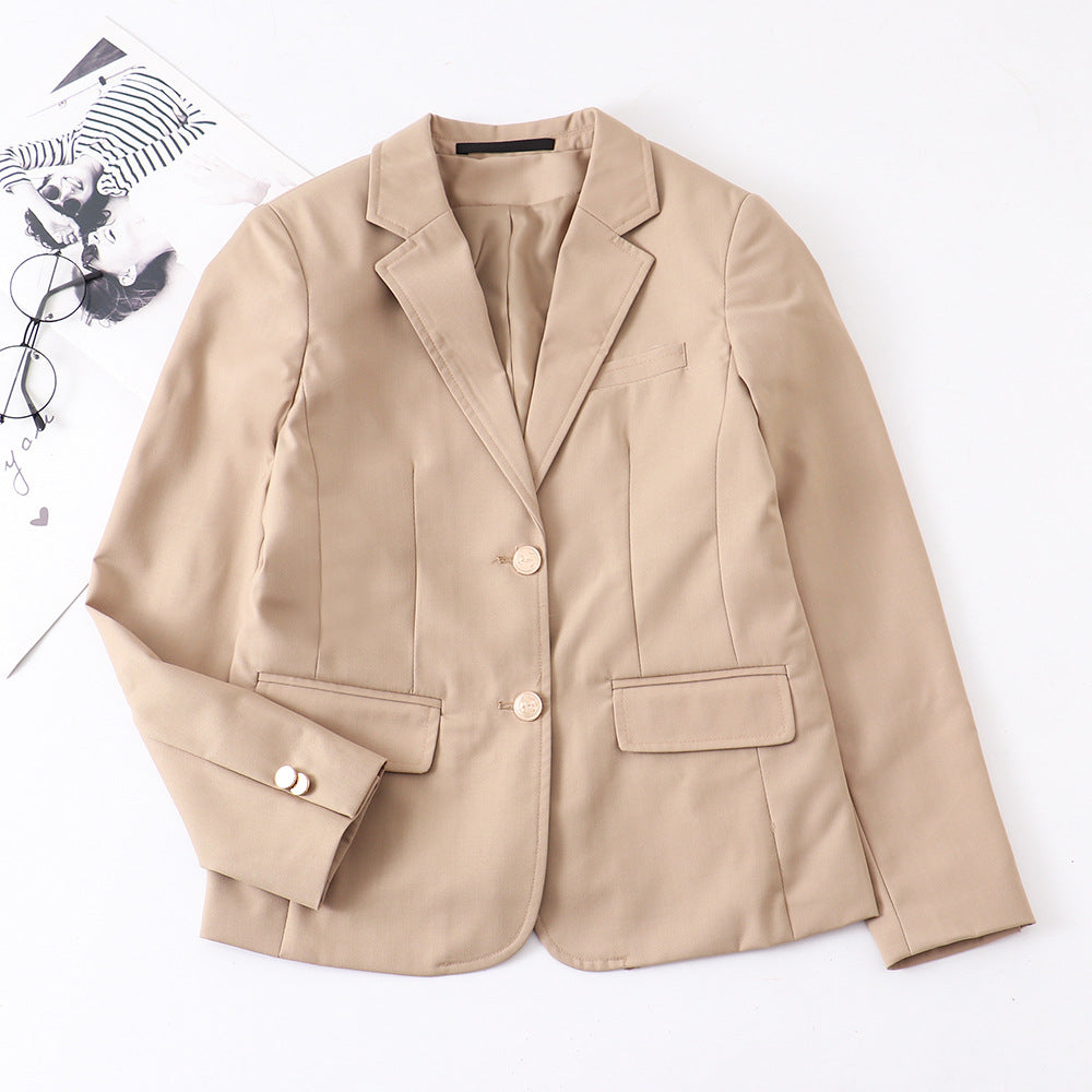 Women's University Style Interview Occupation College Work Small Suit