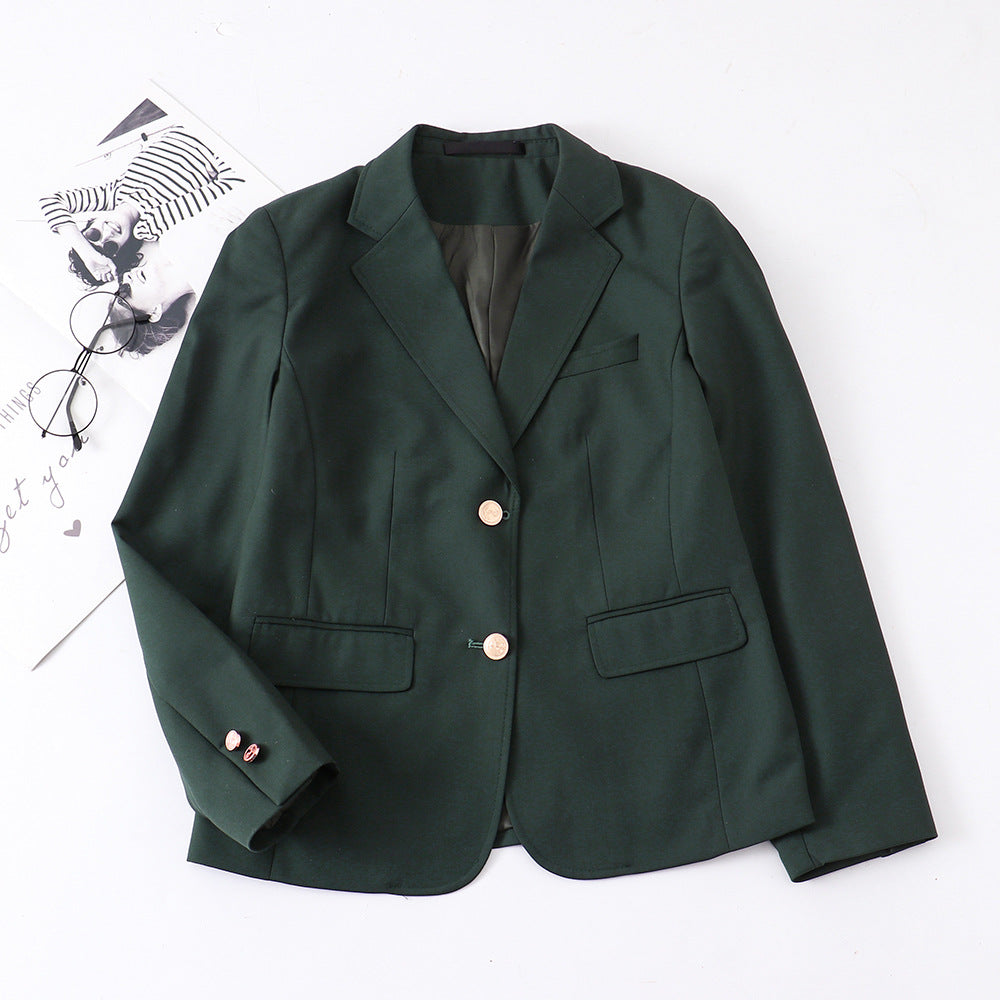Women's University Style Interview Occupation College Work Small Suit