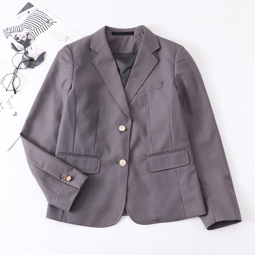 Women's University Style Interview Occupation College Work Small Suit