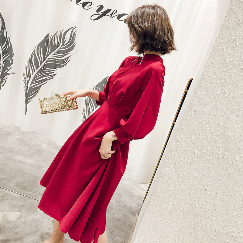 Dress Female Birthday Small Party Toast Wedding Dresses