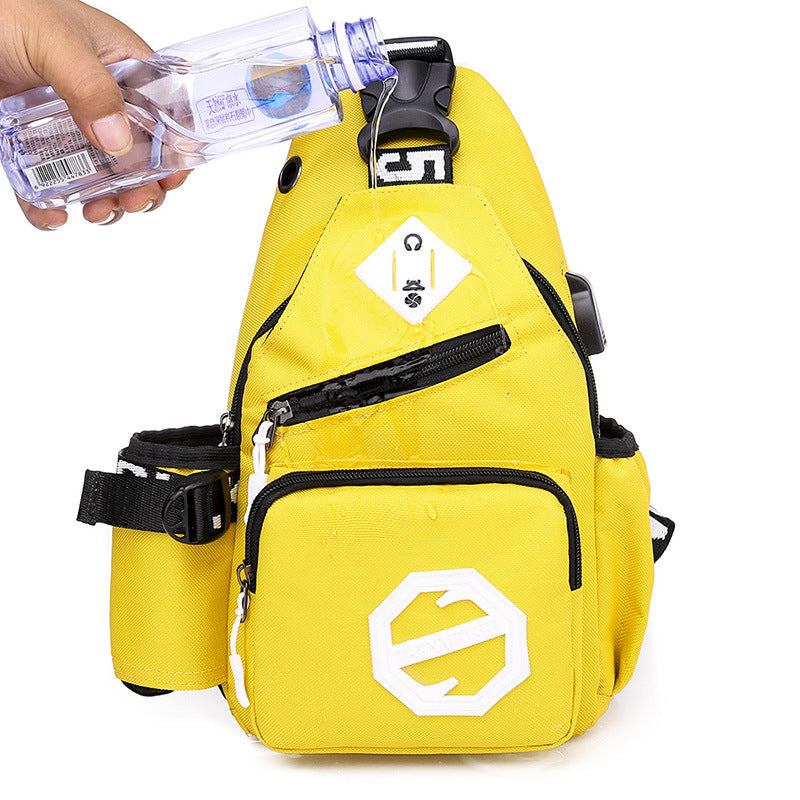 Men's Durable Beautiful Canvas Fashion Rand Men's Chest Bags