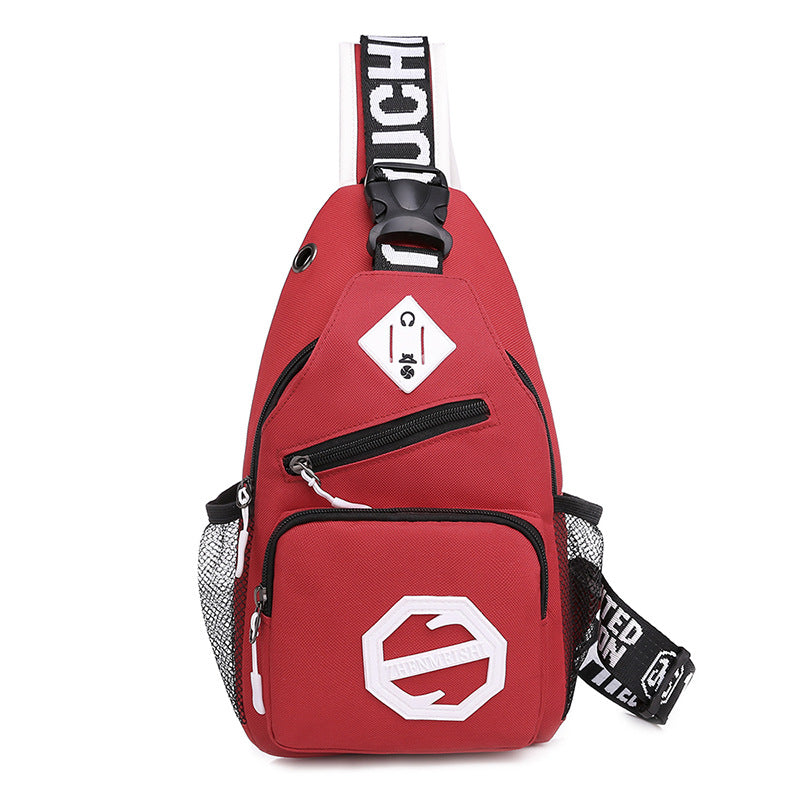 Men's Durable Beautiful Canvas Fashion Rand Men's Chest Bags