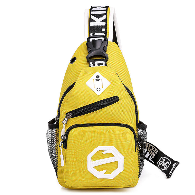 Men's Durable Beautiful Canvas Fashion Rand Men's Chest Bags