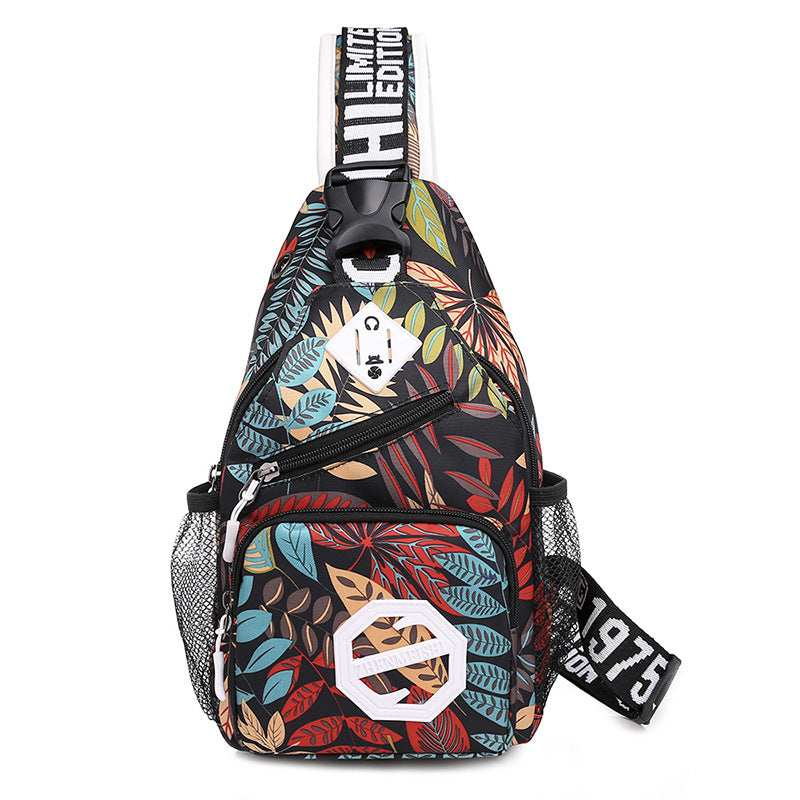 Men's Durable Beautiful Canvas Fashion Rand Men's Chest Bags