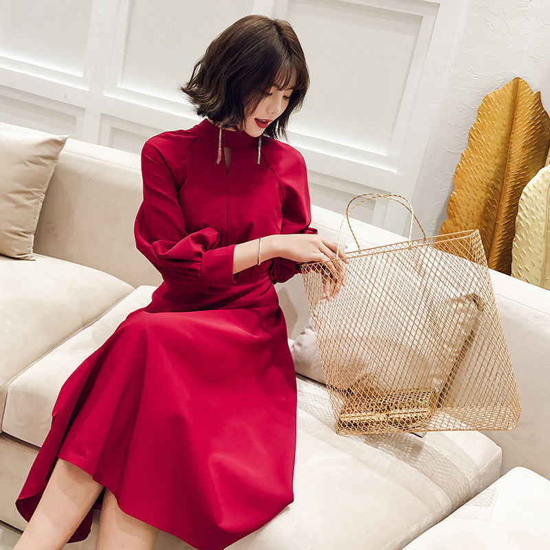 Dress Female Birthday Small Party Toast Wedding Dresses