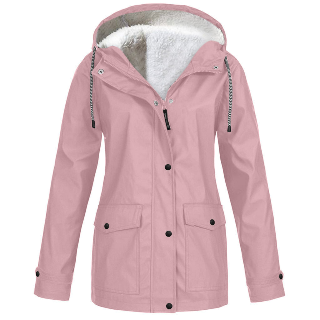 Cool Durable Fleece Outdoor Mountaineering Hooded Coats
