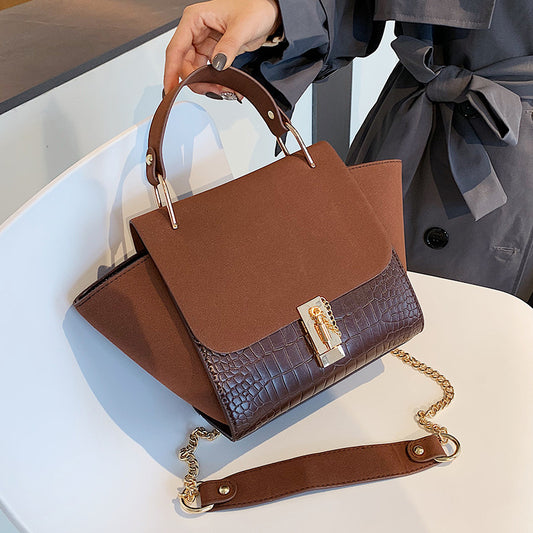 Women's Frosted Pouches Chain Portable Retro Simple Bags