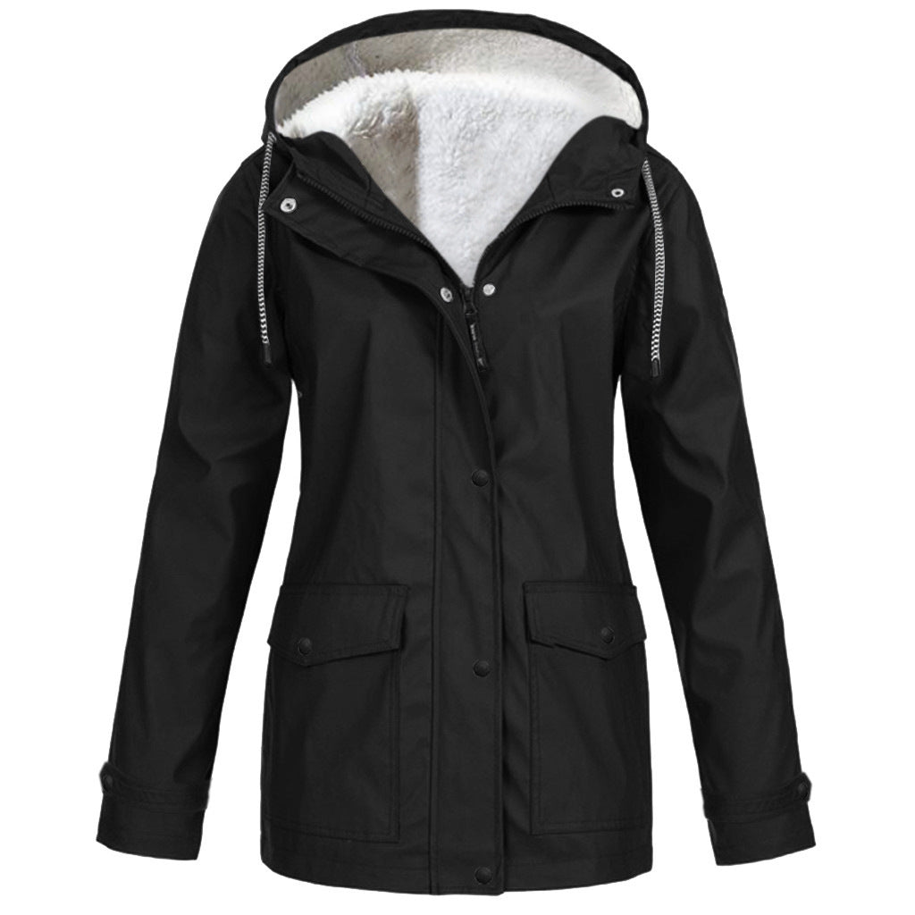 Cool Durable Fleece Outdoor Mountaineering Hooded Coats