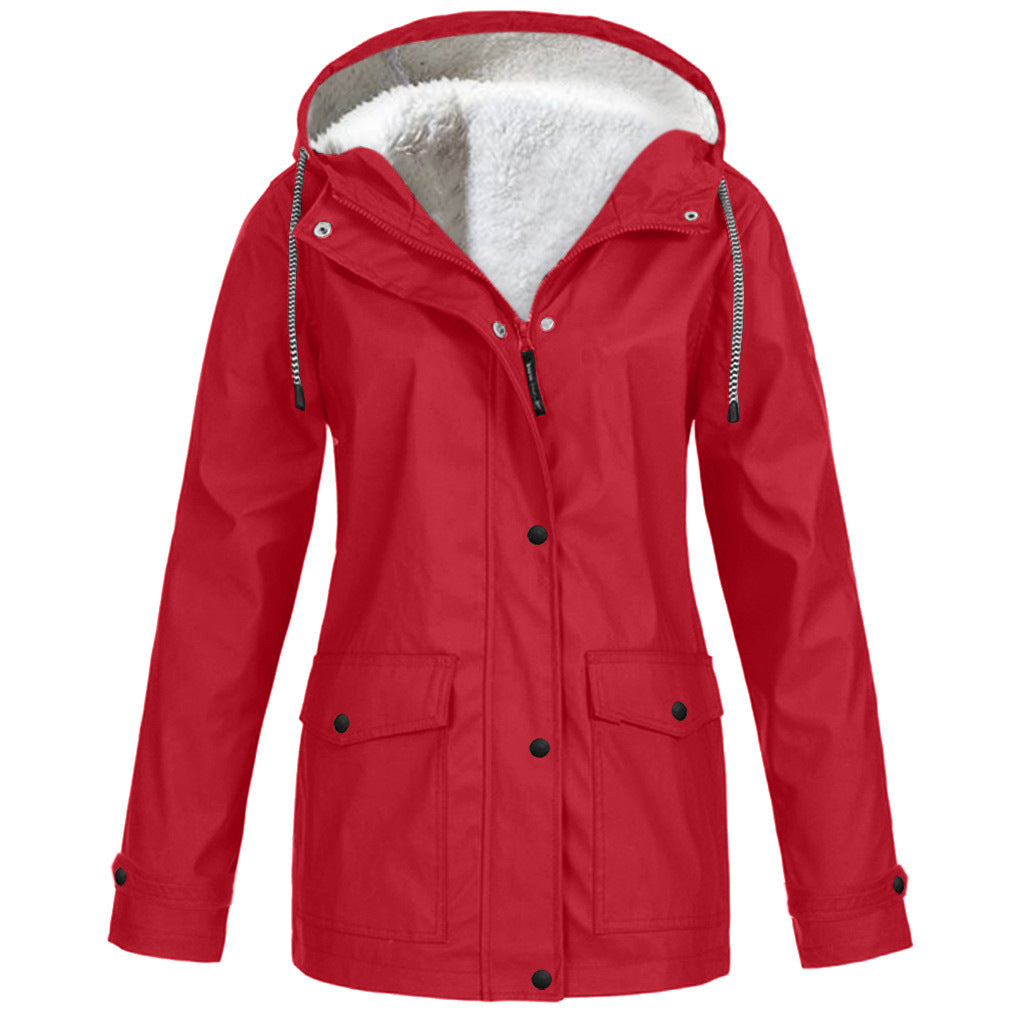 Cool Durable Fleece Outdoor Mountaineering Hooded Coats