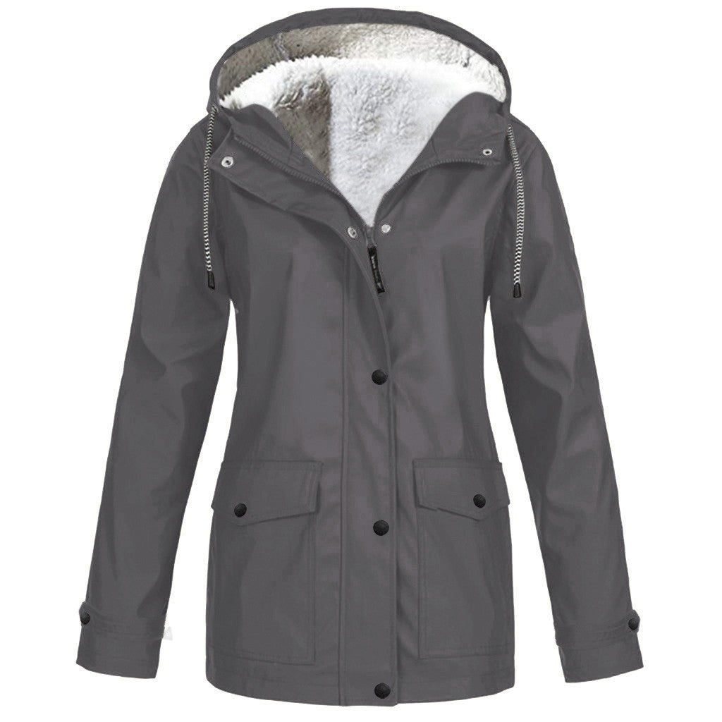 Cool Durable Fleece Outdoor Mountaineering Hooded Coats