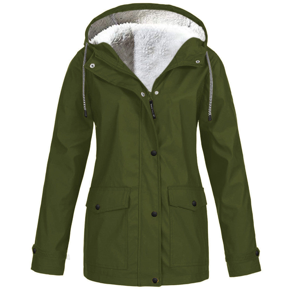 Cool Durable Fleece Outdoor Mountaineering Hooded Coats