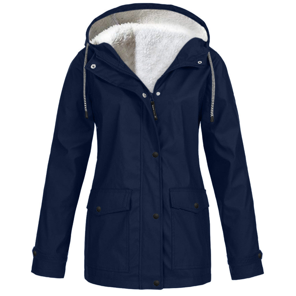Cool Durable Fleece Outdoor Mountaineering Hooded Coats