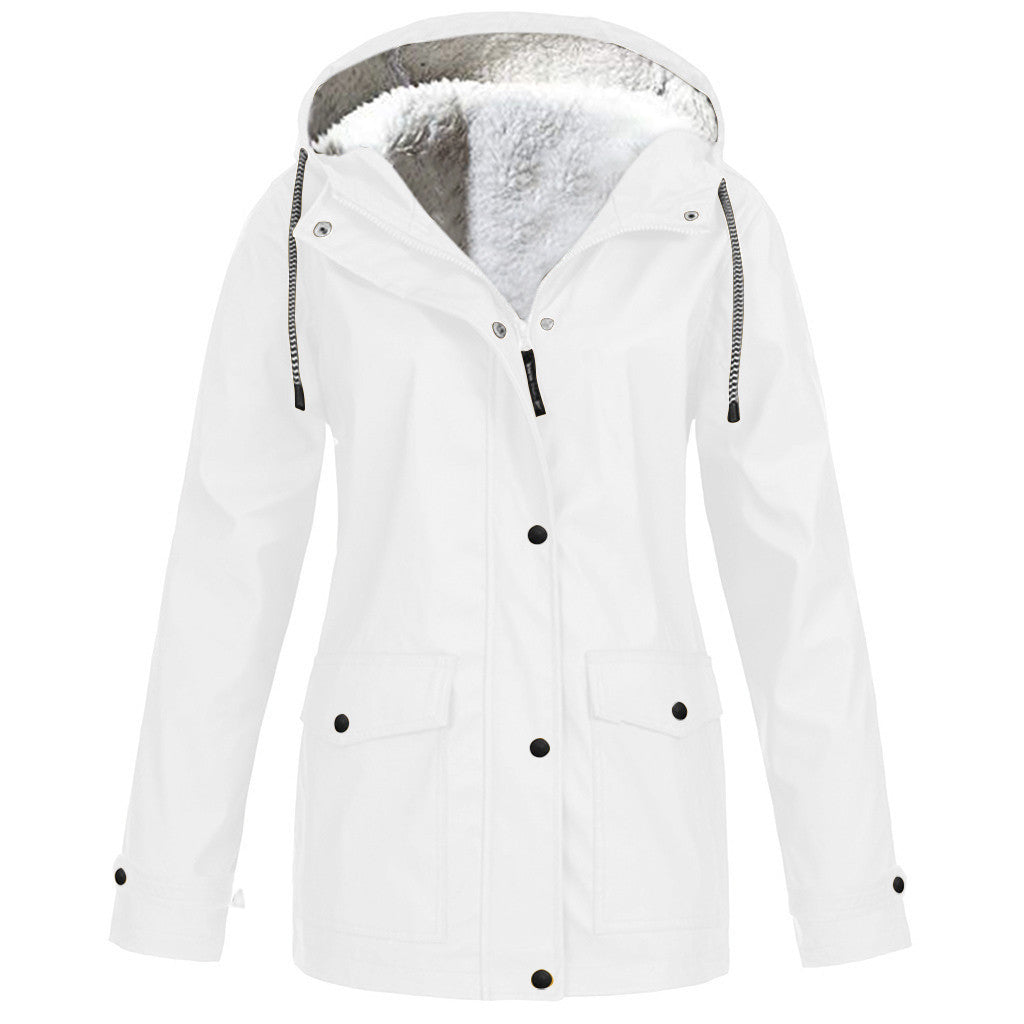 Cool Durable Fleece Outdoor Mountaineering Hooded Coats