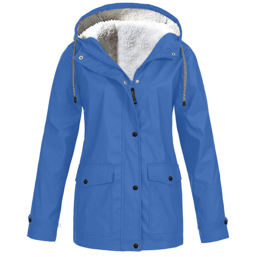 Cool Durable Fleece Outdoor Mountaineering Hooded Coats
