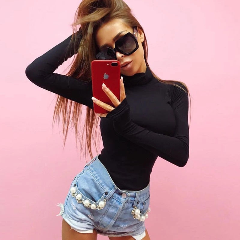 Cool Women's Fashion High Collar Sexy Women's Jumpsuit/clothing
