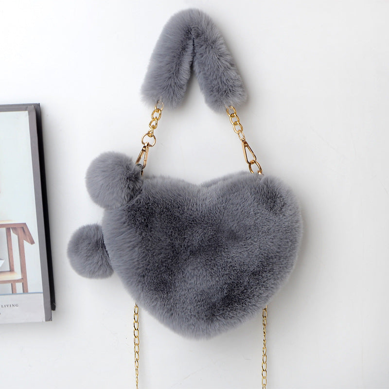 Attractive Versatile Classy Cool Heart Heart-shaped Shoulder Bags