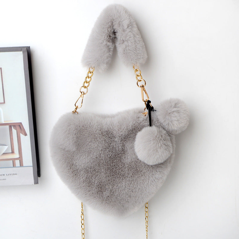 Attractive Versatile Classy Cool Heart Heart-shaped Shoulder Bags