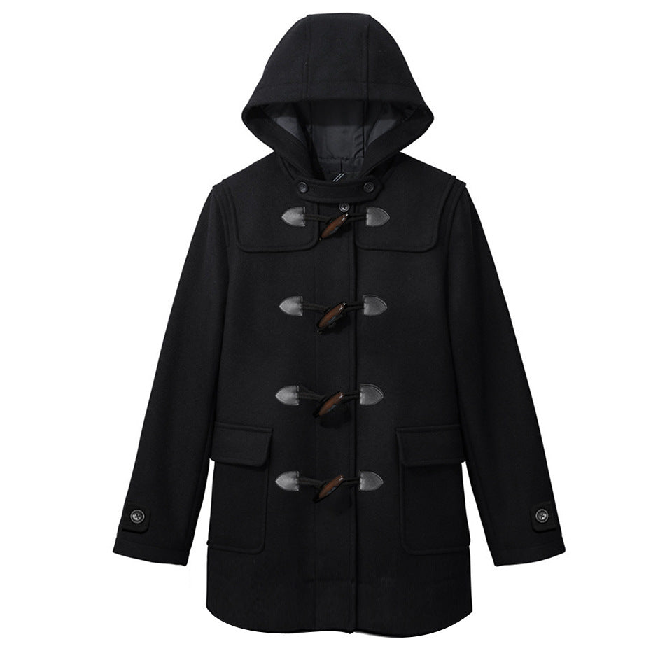 Woolen For Schools Horn Button Wool Coats