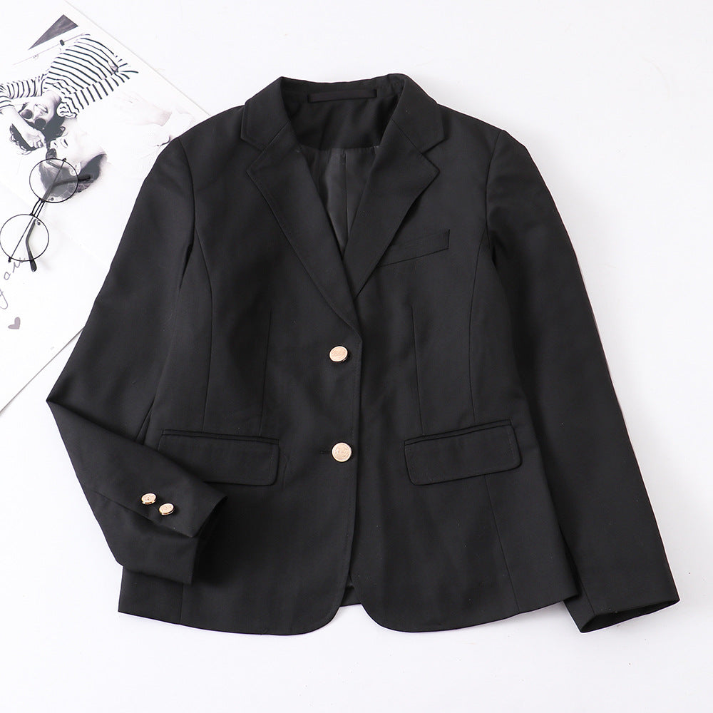 Women's University Style Interview Occupation College Work Small Suit