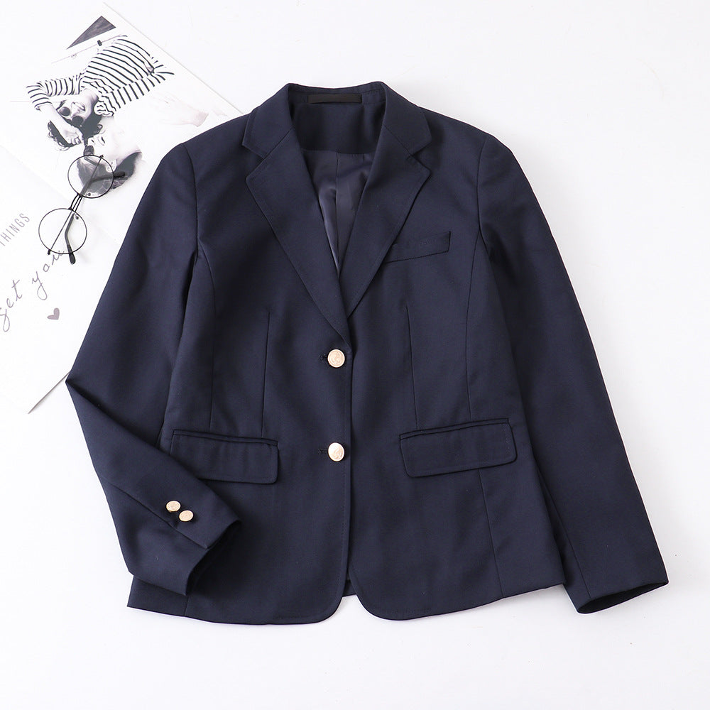 Women's University Style Interview Occupation College Work Small Suit