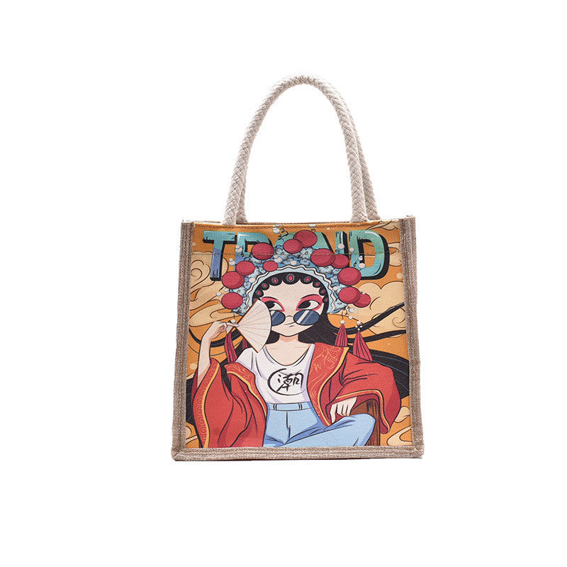 Female Summer Peking Opera Personality Creative Handbags