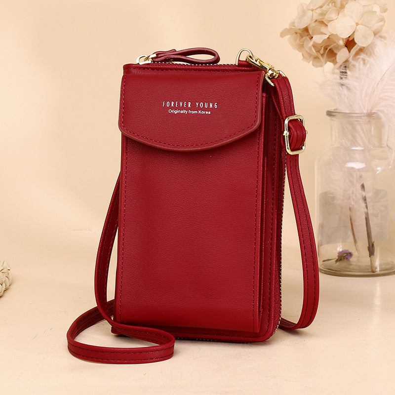 Mobile Female Long Clutch Large Capacity Bags