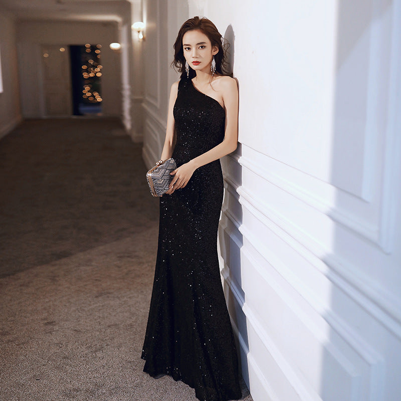 Unique Dress Summer Banquet Fishtail Black Wedding Dresses