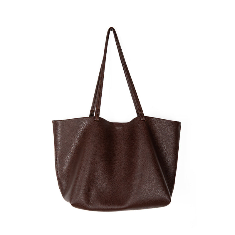 Women's Pattern Soft Leather For Underarm Simple Tote Bags