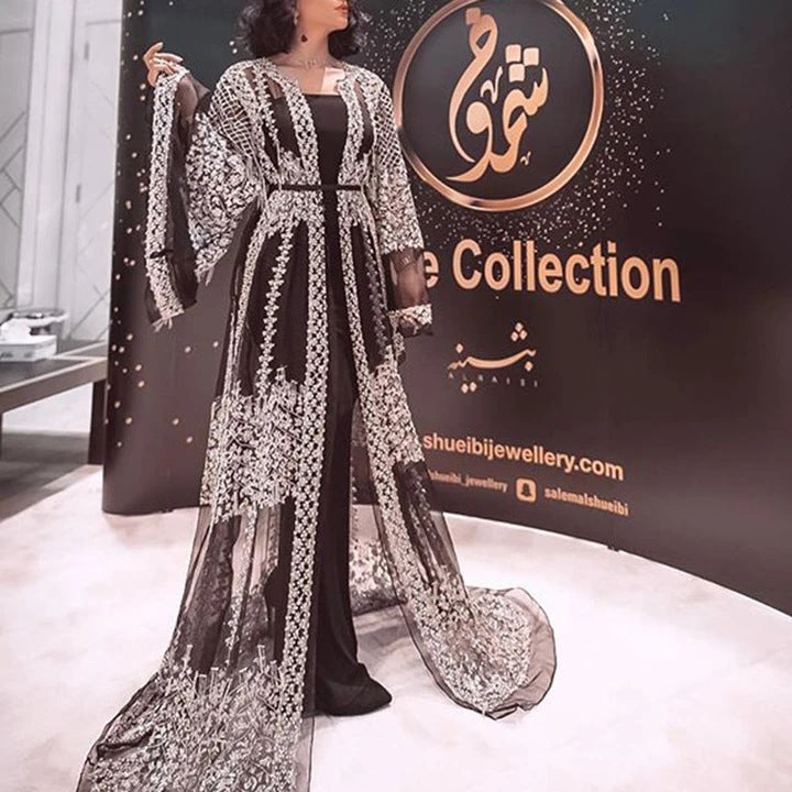 Women's Bronzing Sexy Two-piece With Shawl Banquet Suits