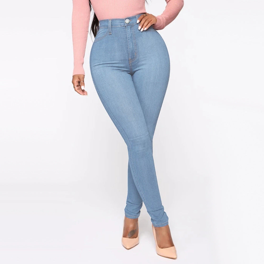 Women's High Waist Sexy Skinny Stretch Plus Size