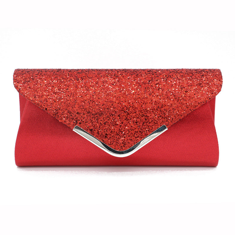 Women's Spring Fashionable Sequins Clutch Dinner Evening Bags
