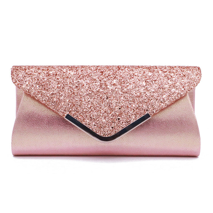 Women's Spring Fashionable Sequins Clutch Dinner Evening Bags