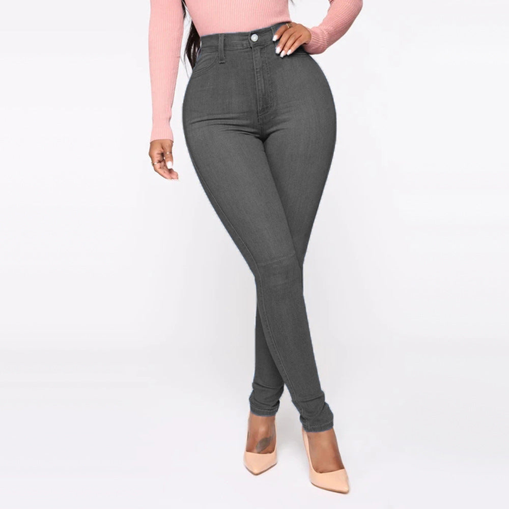 Women's High Waist Sexy Skinny Stretch Plus Size