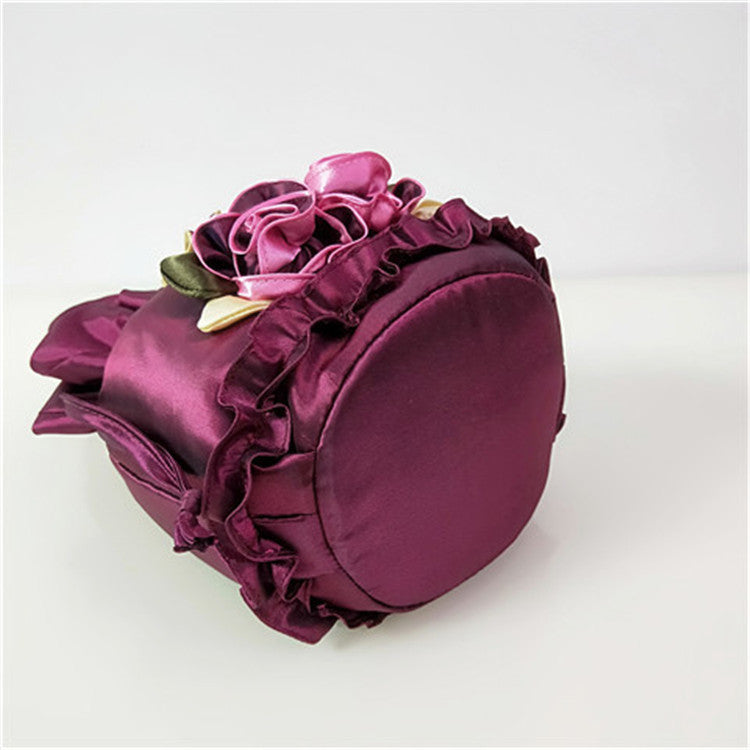 Women's Fashion Mobile Dinner Flower Handmade Handbags