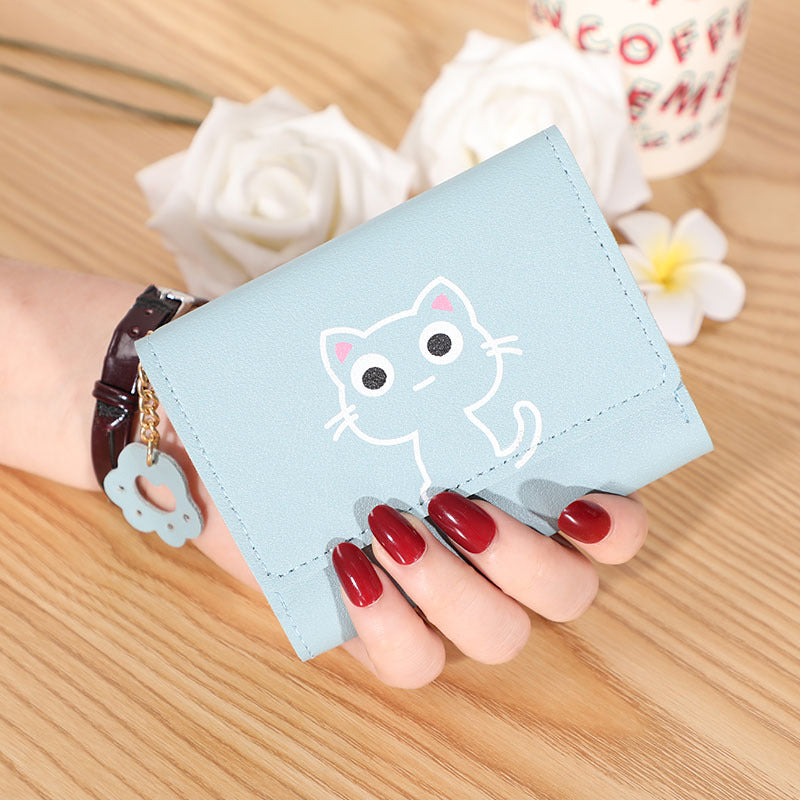 Women's Korean Short Creative Fashion Hasp Ladies Wallets