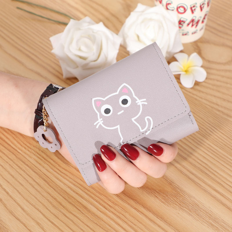 Women's Korean Short Creative Fashion Hasp Ladies Wallets
