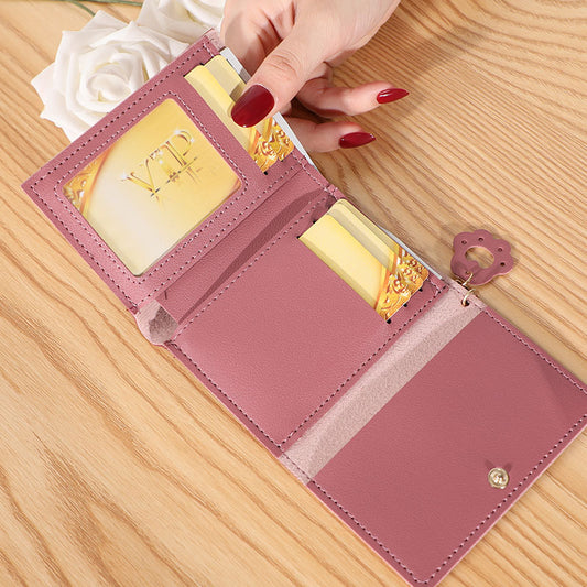 Women's Korean Short Creative Fashion Hasp Ladies Wallets