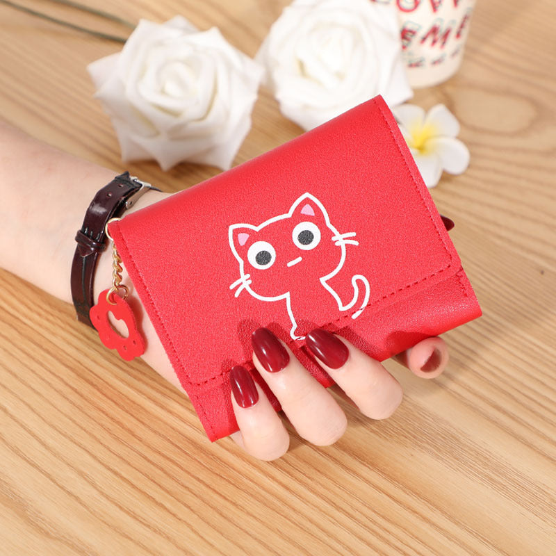 Women's Korean Short Creative Fashion Hasp Ladies Wallets