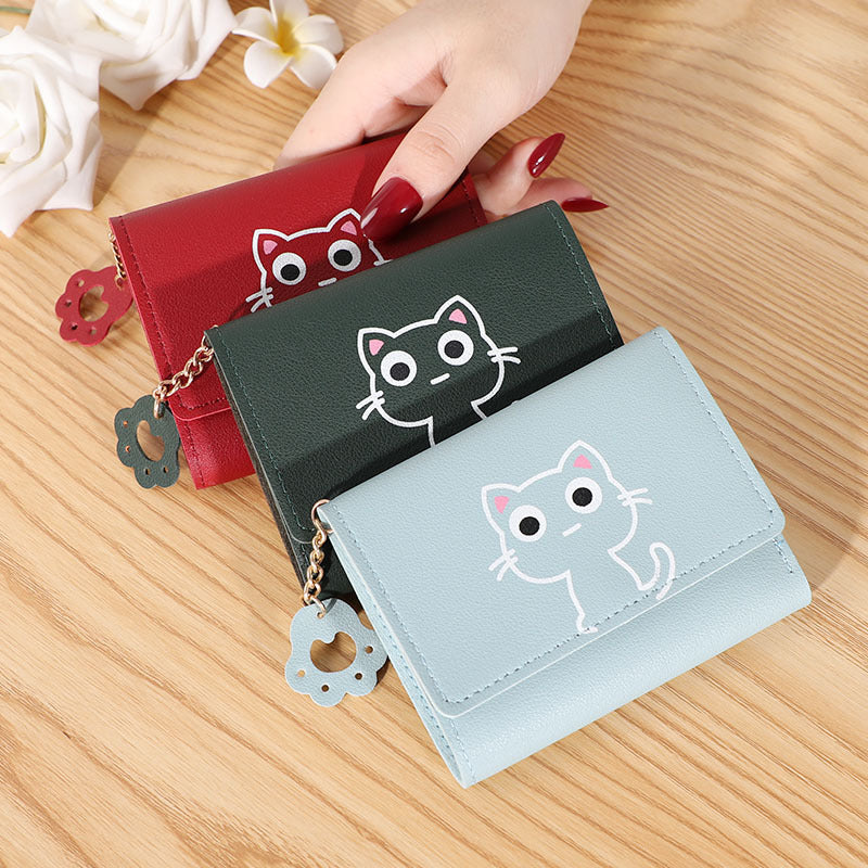 Women's Korean Short Creative Fashion Hasp Ladies Wallets