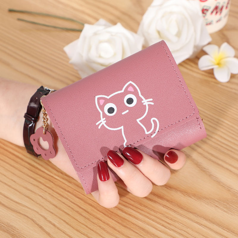 Women's Korean Short Creative Fashion Hasp Ladies Wallets