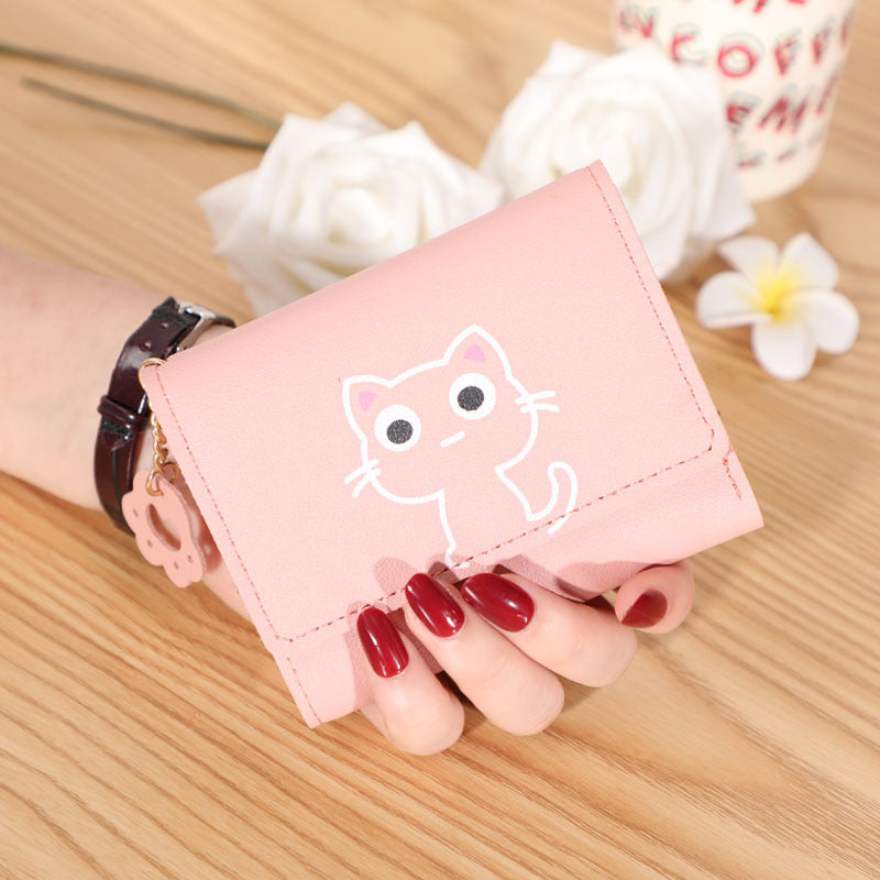 Women's Korean Short Creative Fashion Hasp Ladies Wallets