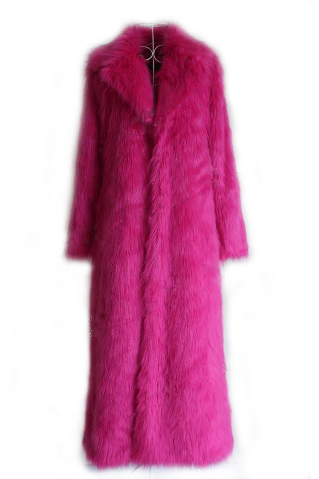 Women's Fox Fur Super Long Luxury Domineering Coats