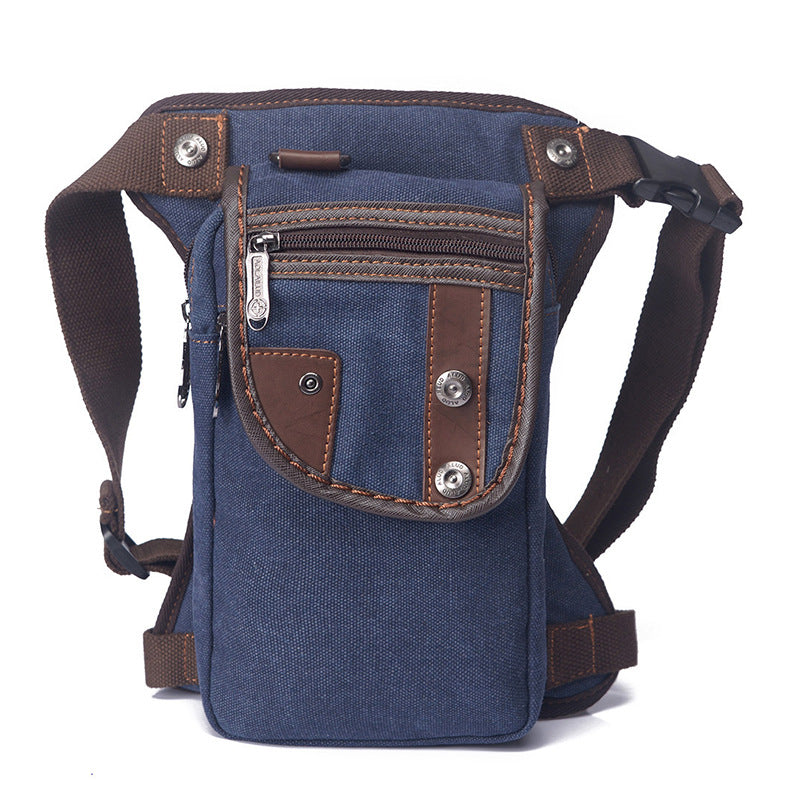 Men's Retro Canvas Portable Leg Waterproof Men's Messenger Bags
