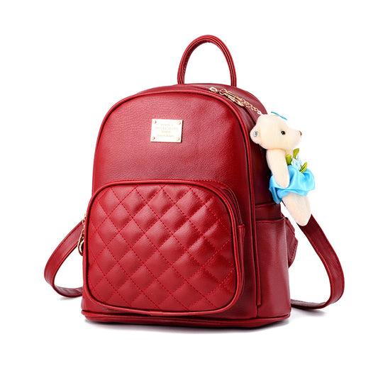 Preppy Style Korean Trendy Fashion Bear Backpacks