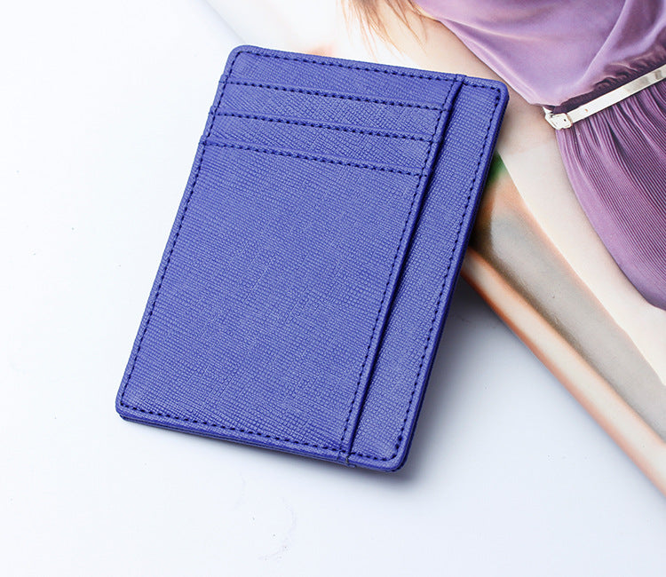 Women's & Men's & Leather Lightweight Clip First Layer Card Holder