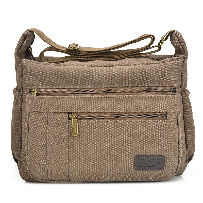 Men's Canvas Four Matching Retro Fashion Bags